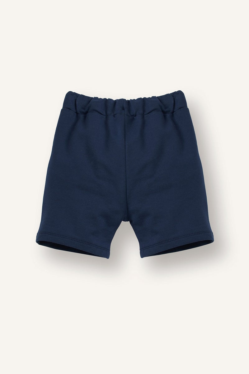 ديفاكتو شورت اولادي بطبعة شعار قماش خفيف قصة عادية - Image 2